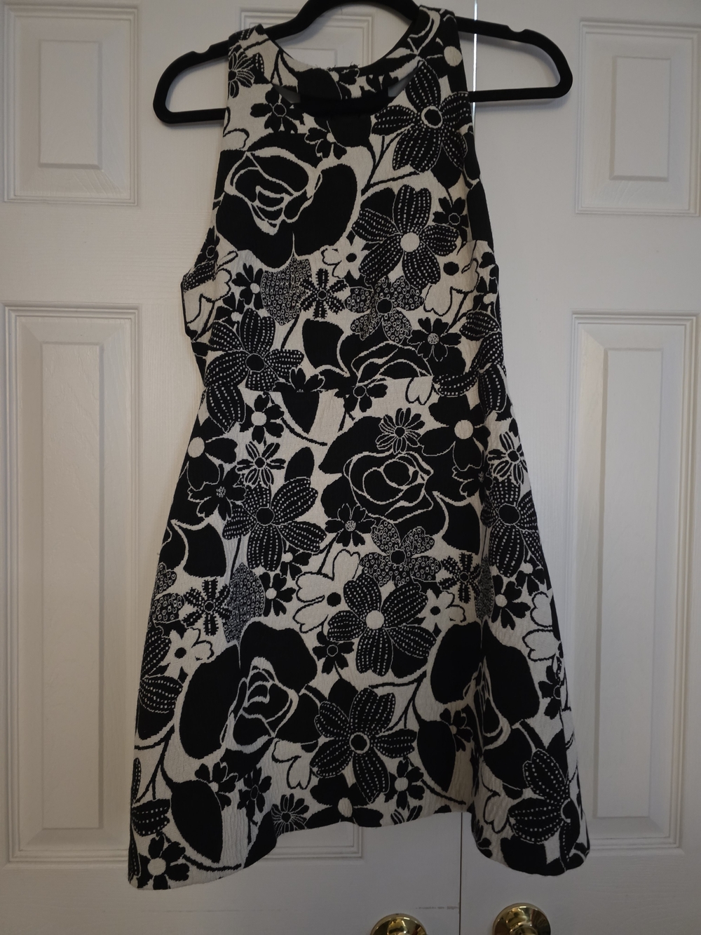 Black & White Floral Dress